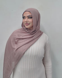  Taupe Modal Hijab Set