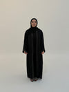Pearl Open Abaya - Midnight