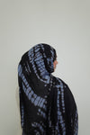 Blue Ripple Printed Hijab
