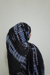 Blue Ripple Printed Hijab