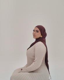  Chocolate Modal Hijab Set